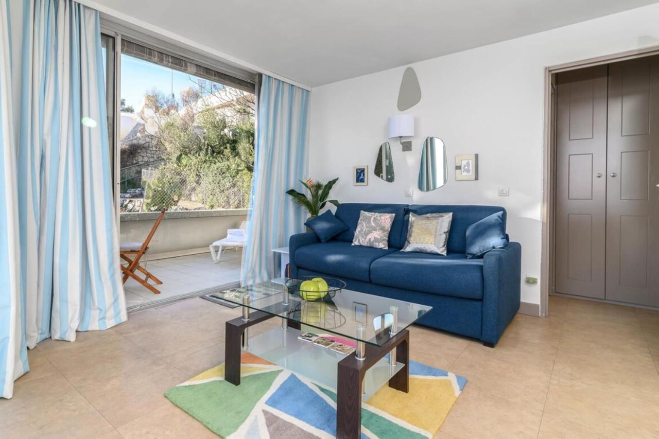 Air-Conditioned Apartment With Sea View Furnished Terrace & Parking Кап д'Аил Екстериор снимка